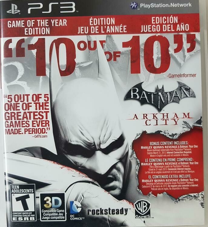 Batman: Arkham City [Game of the Year] (usagé)