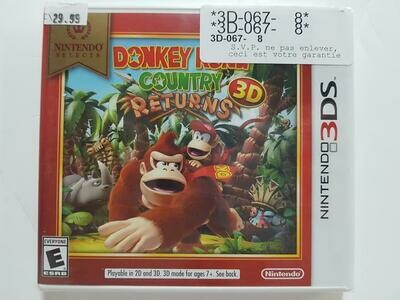 Donkey Kong Country Returns 3D (usagé)