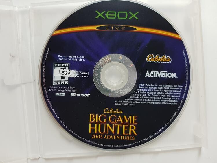 Cabela&#39;s Big Game Hunter 2005 Adventures (Loose) (usagé)