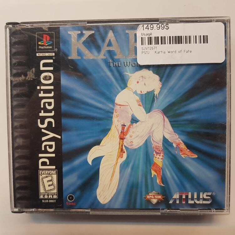 Kartia Word of Fate (usagé)