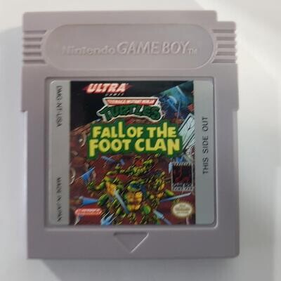 Teenage Mutant Ninja Turtles Fall of the Foot Clan LOOSE (usagé)