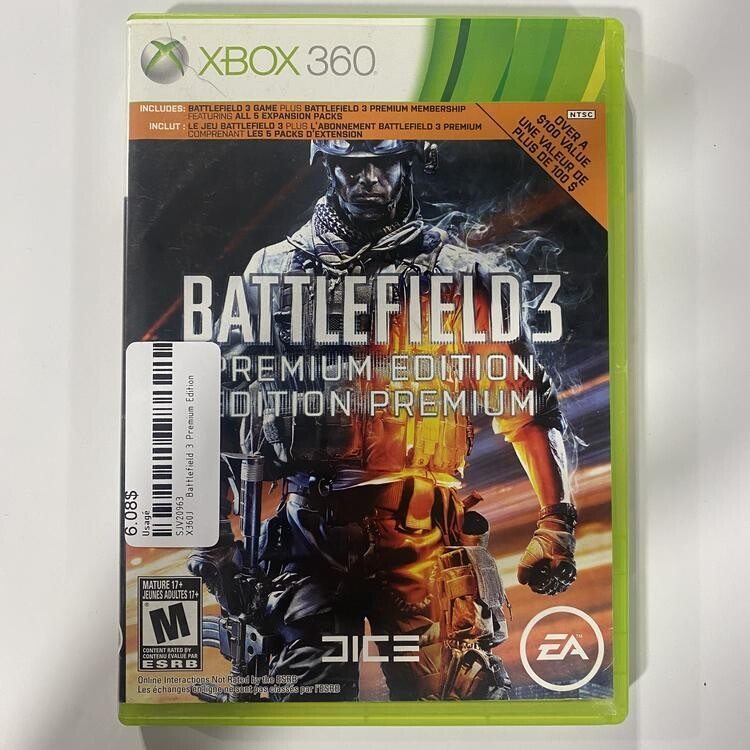 Battlefield 3 Premium Edition (usagé)
