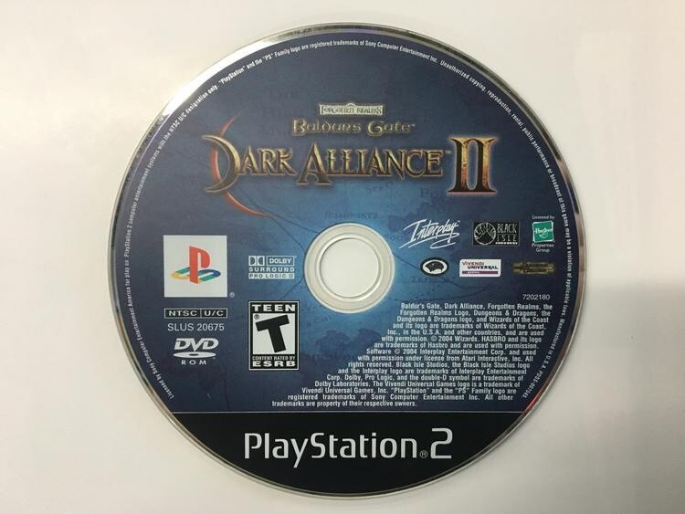 Baldur&#39;s Gate Dark Alliance 2 (LOOSE) (usagé)
