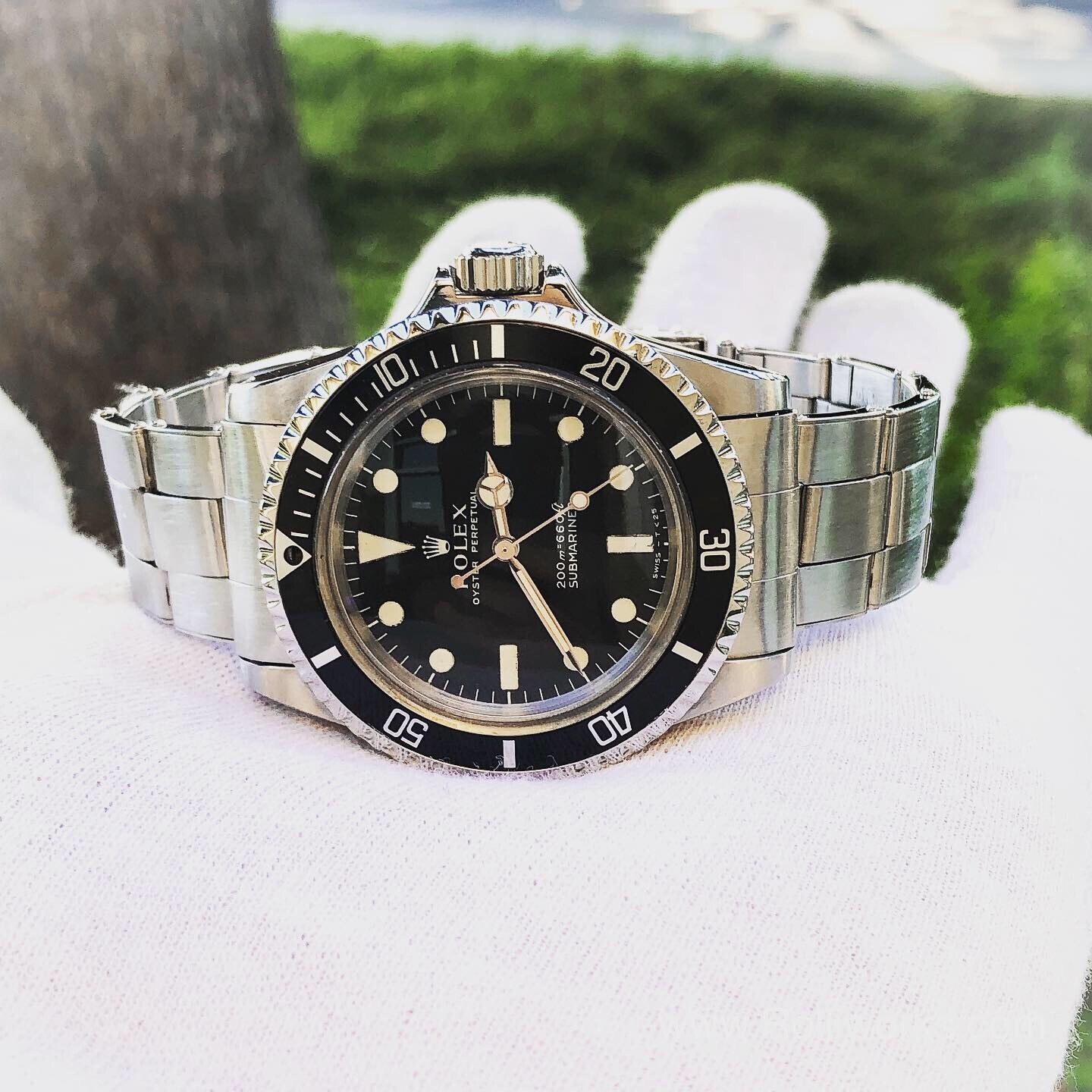 coping Stue ske MINTY ROLEX METERS FIRST SUBMARINER 5513 Circa 1966