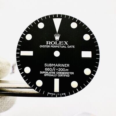 Genuine Rolex 1680 Submariner Luminova Matte Dial Cal 1570 40mm Service Dial