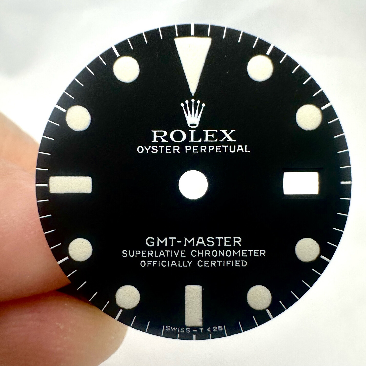 Auth MK4 Creamy Patina Rolex Matte Tritium Dial GMT Master 1675 Cal 1575 #DL34
