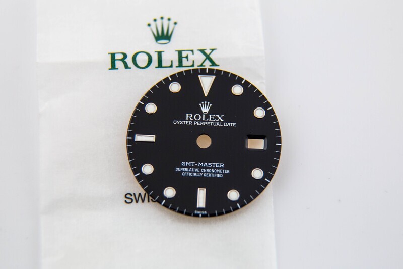 NOS Rolex &quot;Swiss&quot; Only Dial GMT Master 16700 Gloss Super Luminova