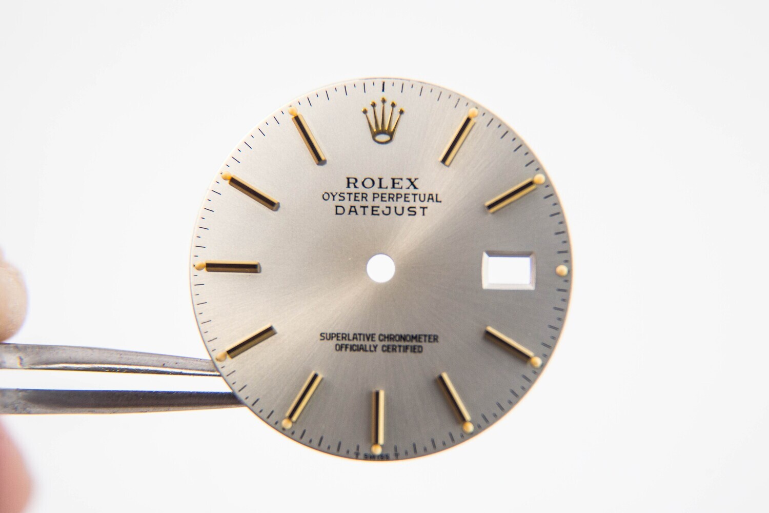 EXC Rolex Silver Two Tone Tritium Dial 36mm Datejust 16013 116018 16233 16238 #DL103