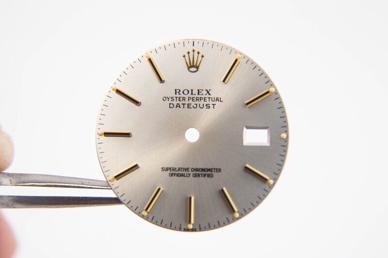 EXC Rolex Silver Two Tone Tritium Dial 36mm Datejust 16013 116018 16233 16238 #DL103