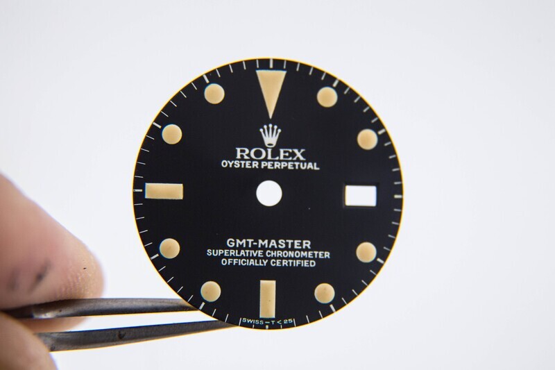 EXCELLENT Rolex Matte Tritium Service Dial GMT Master 1675