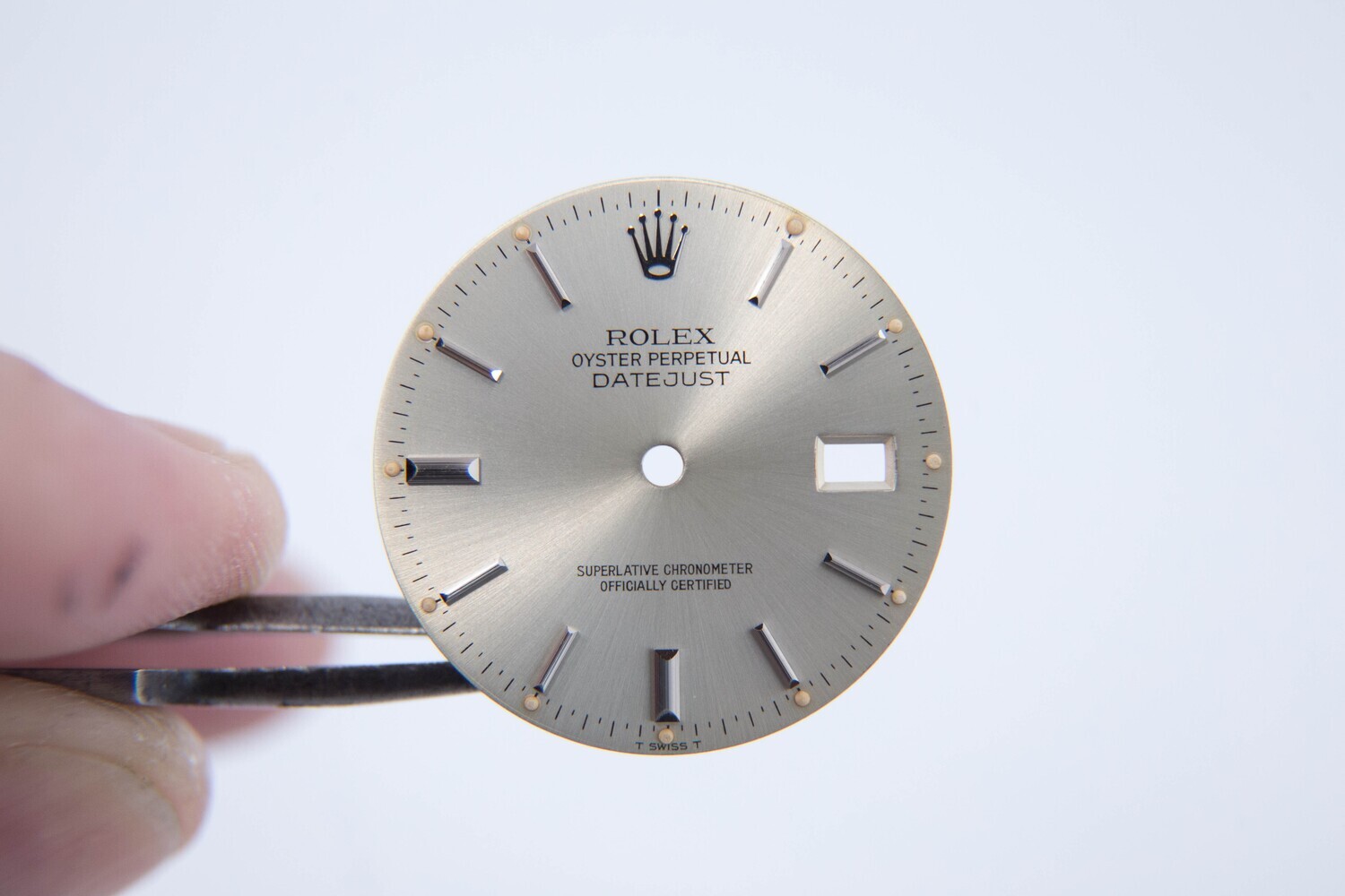 NOS Rolex Silver Tritium Dial 36mm Datejust 16000 16030 16014 16220 16234 #20038