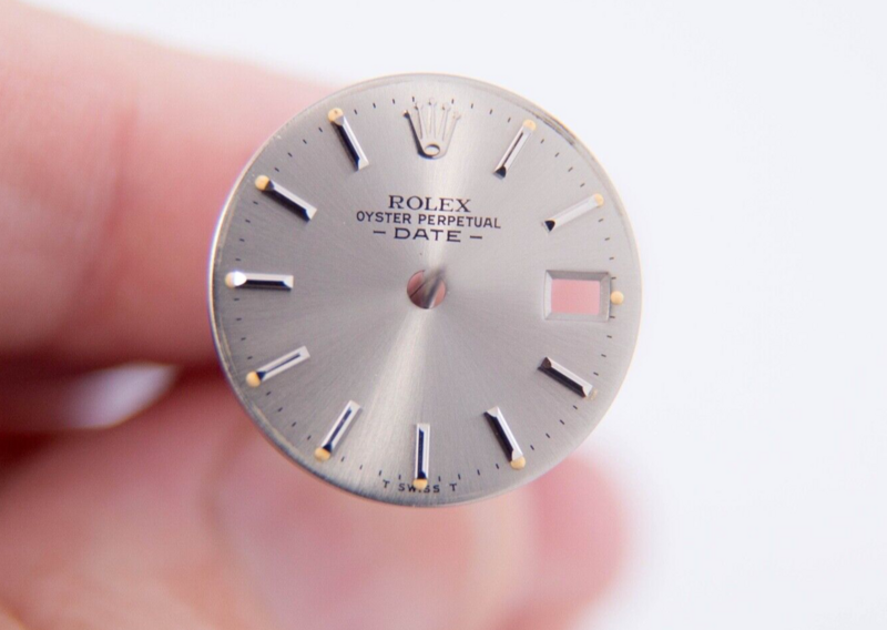 GREAT Rolex Rhodium Tritium Stick Dial 26mm Date Datejust 6916 6917 69174 69179 79174 79179 179174 179179
