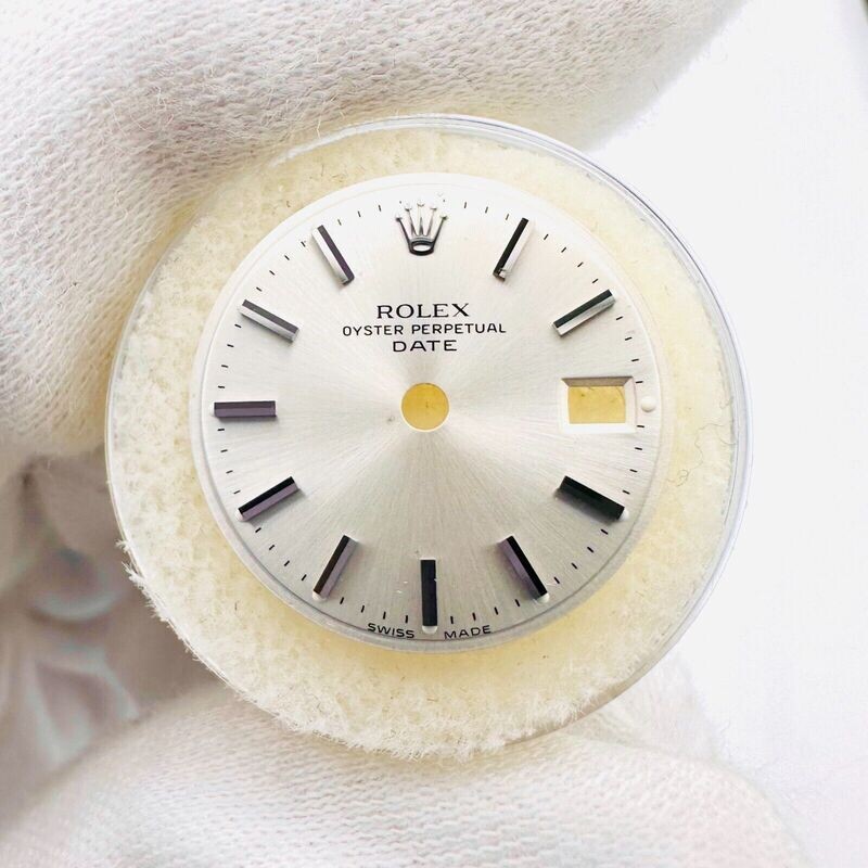 GREAT Rolex Silver Luminova Service Dial 26mm Date or Datejust 6917 69160 69174