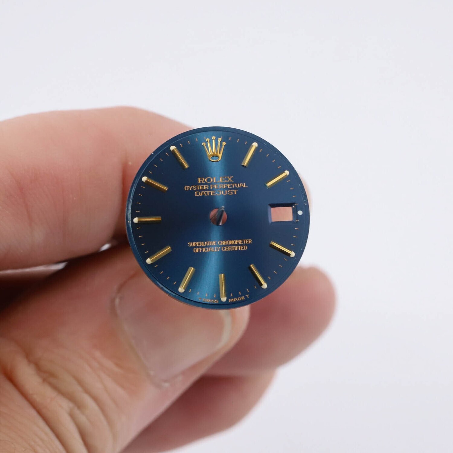 EXCELLENT Rolex Blue Two Tone Tritium Stick Dial 26mm Date Datejust 6916 6917 69173 69178 79173 79178 179173 179178
