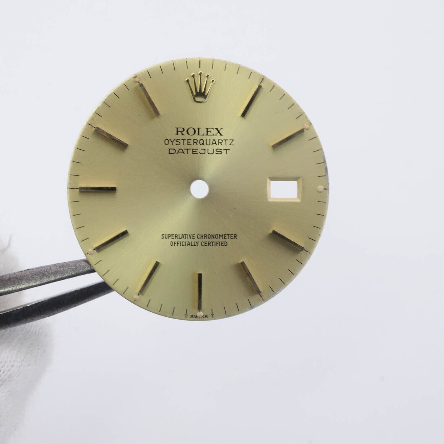 Rolex Champagne Gold Oysterquartz Datejust Dial 17013 17000 17014 DL 144