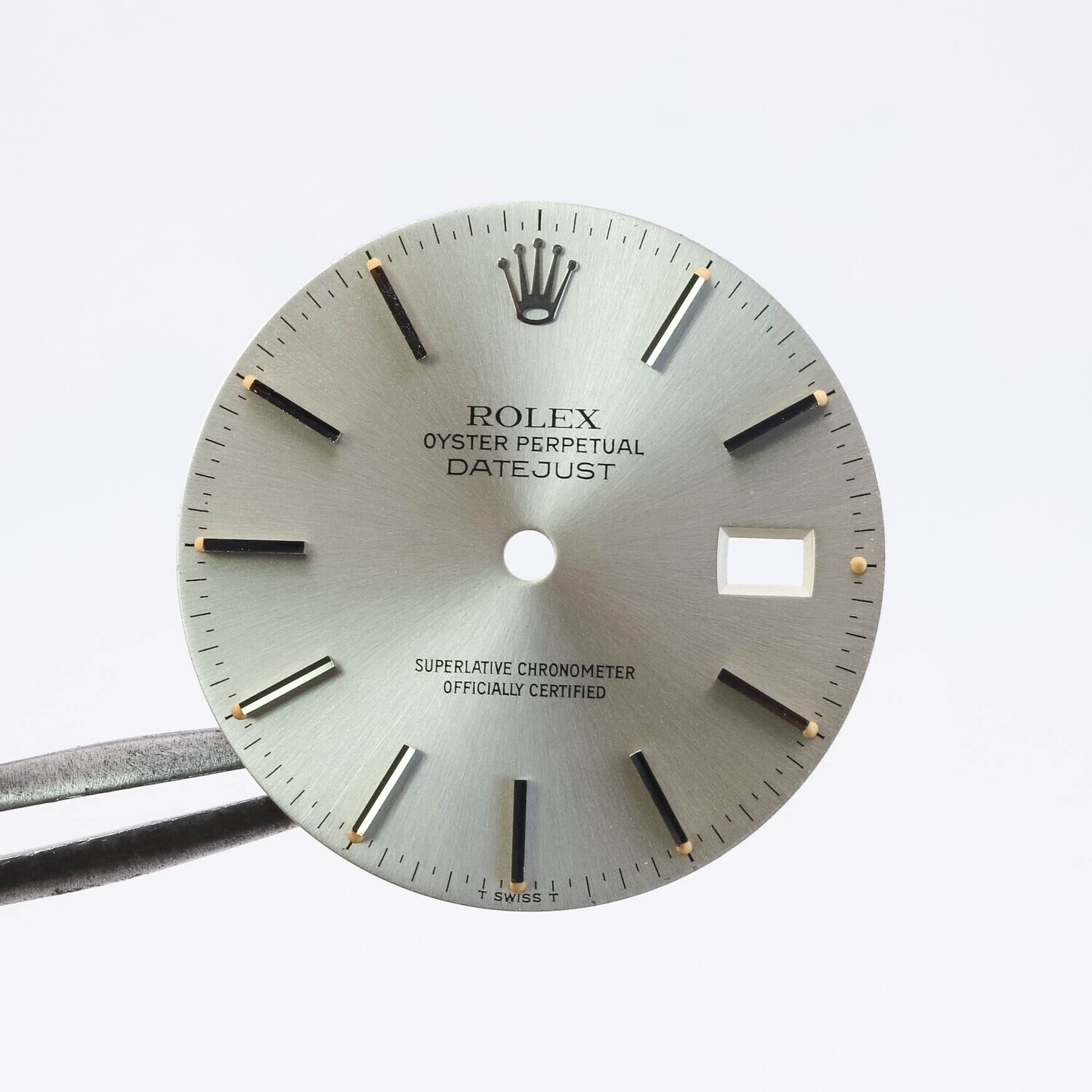 GREAT Rolex Silver Tritium Dial 36mm Datejust 16000 16030 16014 16220 16234 DL136