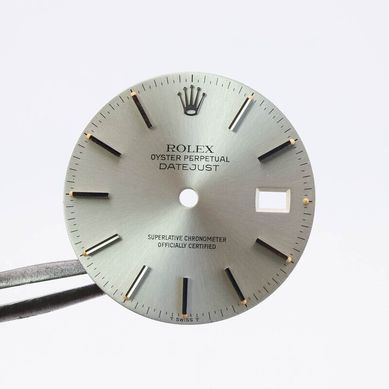 GREAT Rolex Silver Tritium Dial 36mm Datejust 16000 16030 16014 16220 16234 DL136