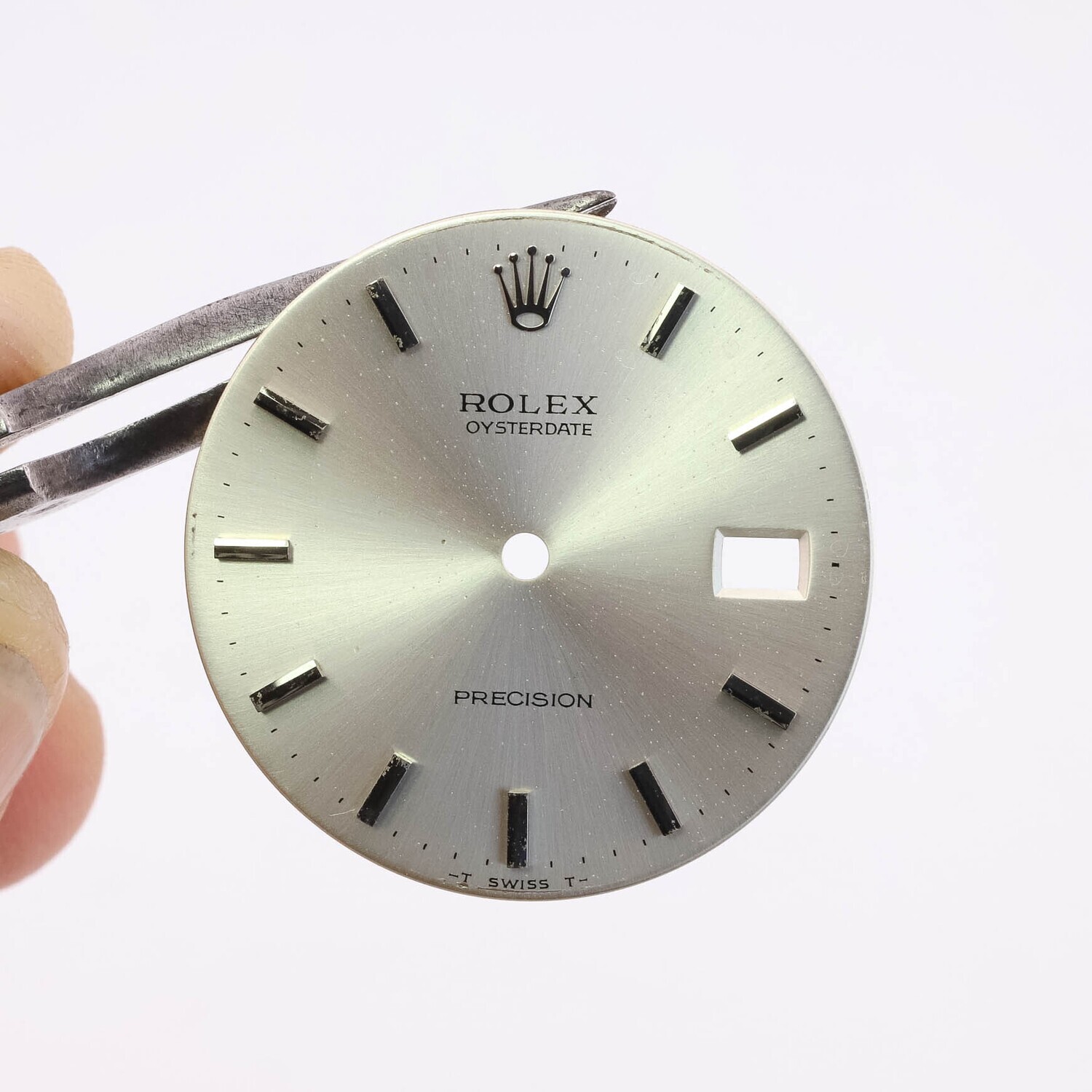 GREAT Rolex Silver Tritium Dial 34mm Oysterdate Precision GREAT Rolex Silver Tritium Dial 34mm Oysterdate Precision