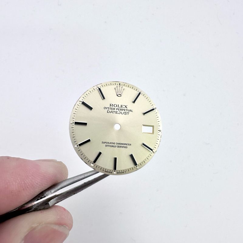 Rolex SiLver Tritium Dial Datejust 1600 1601 1603 DL136