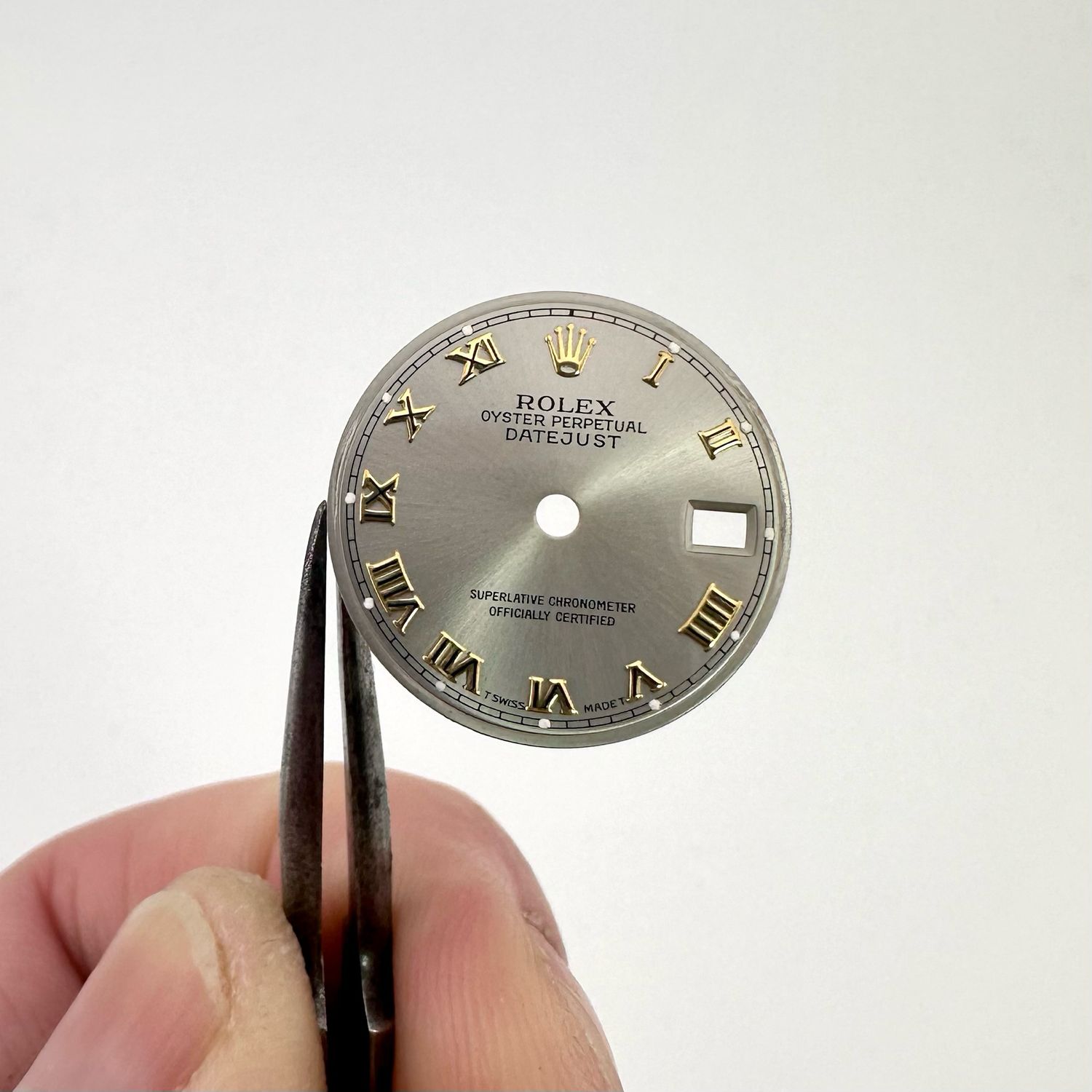 Original Rolex Rhodium Two Tone Roman Dial 26mm Date Datejust 6916 6917 69173 69178 79173 79178 179173 179178 #22029