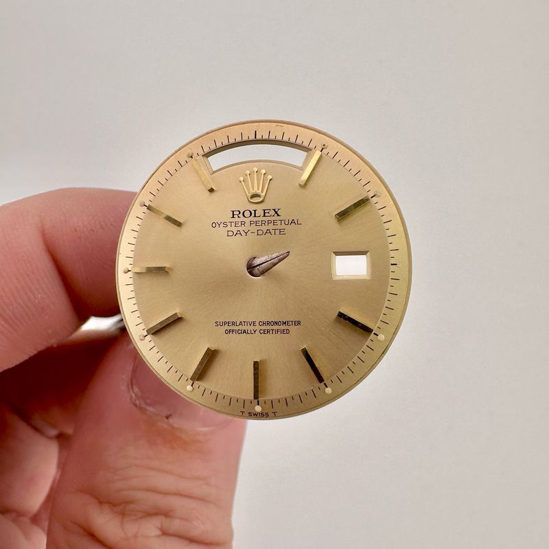 Auth. Rolex Champagne Tritium Dial for Day-Date President 1803 Cal 1556 #20004