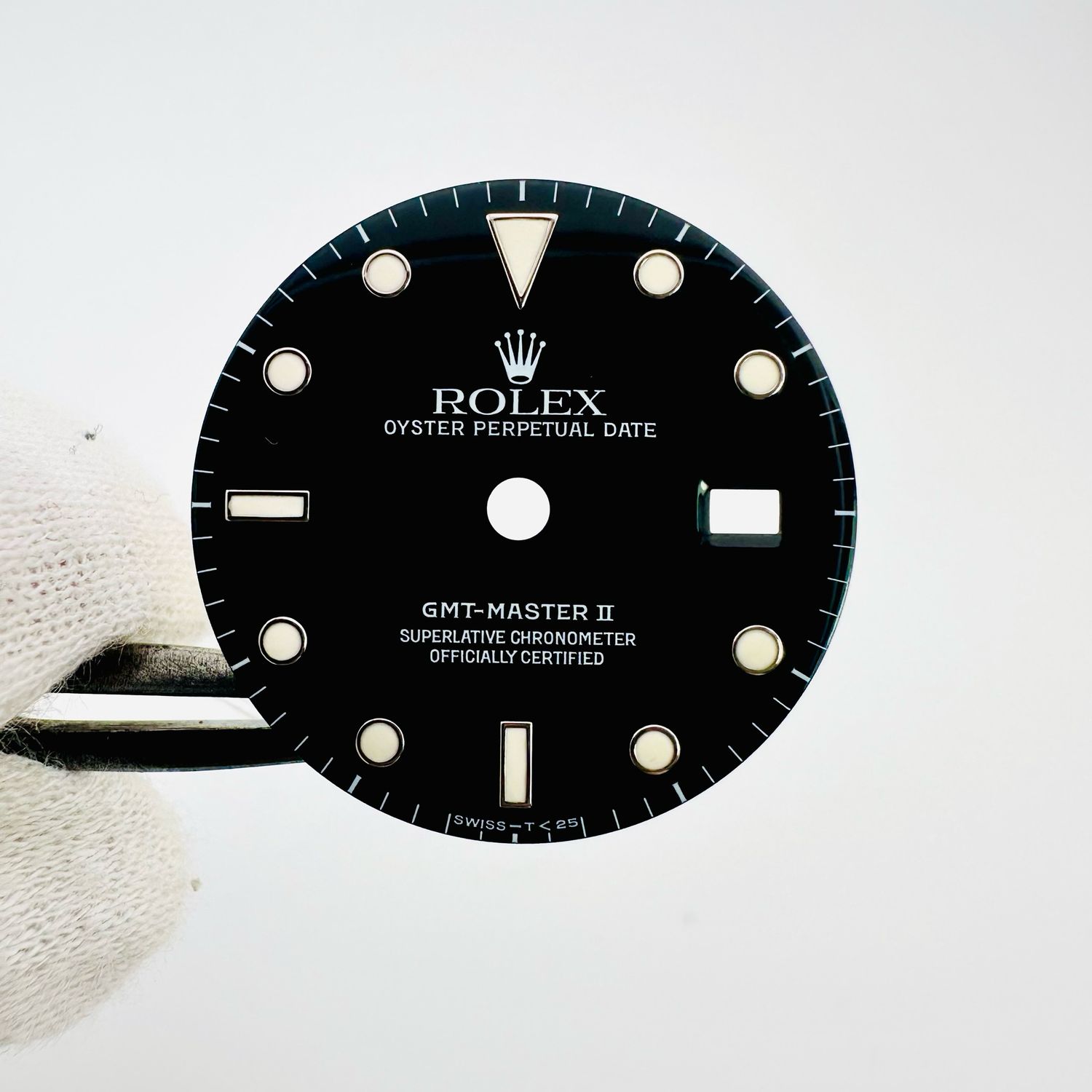 FACTORY Rolex GMT Master 2 Black Tritium Dial 16760 16710 DL145
