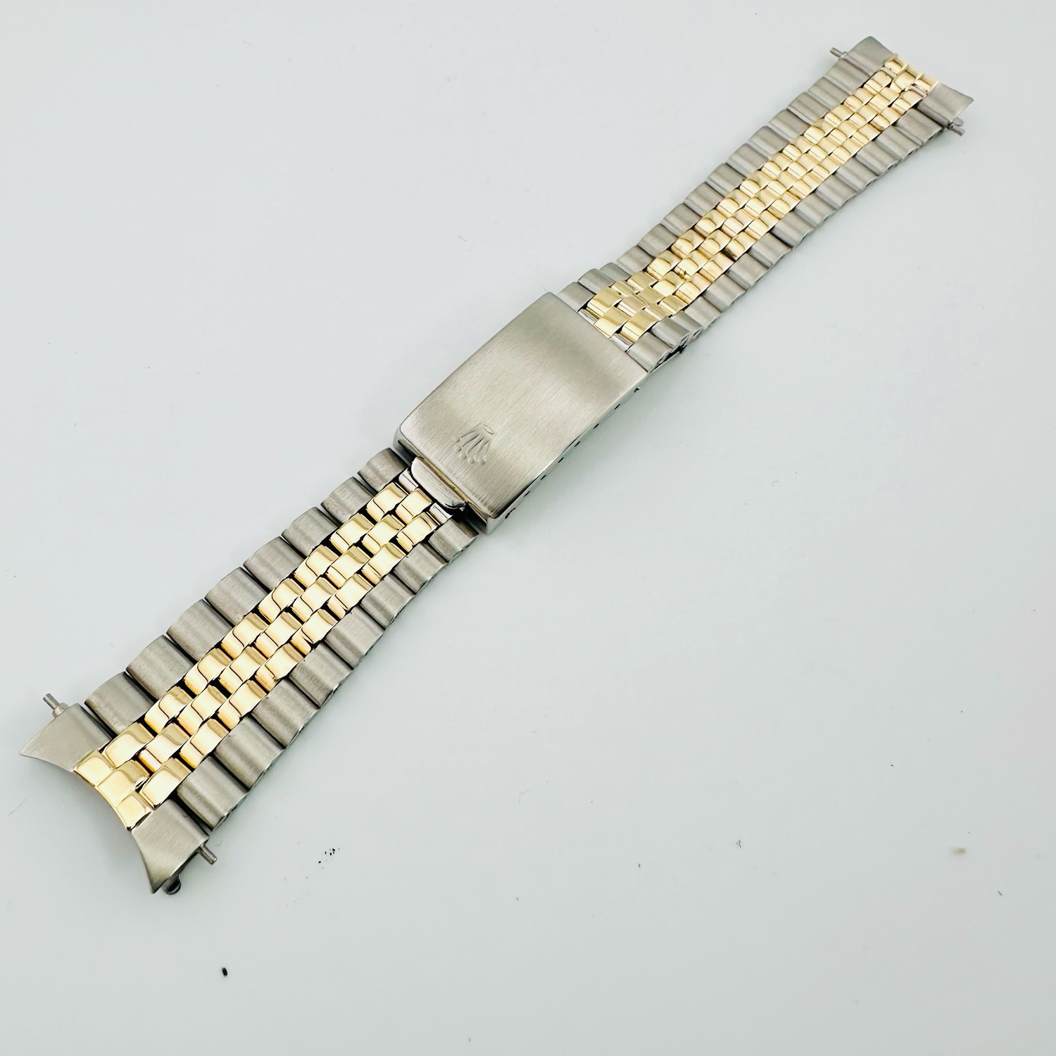 20MM Rolex 14/SS 6252H Two Tone Folded Jubilee 255 End pieces 22 Links