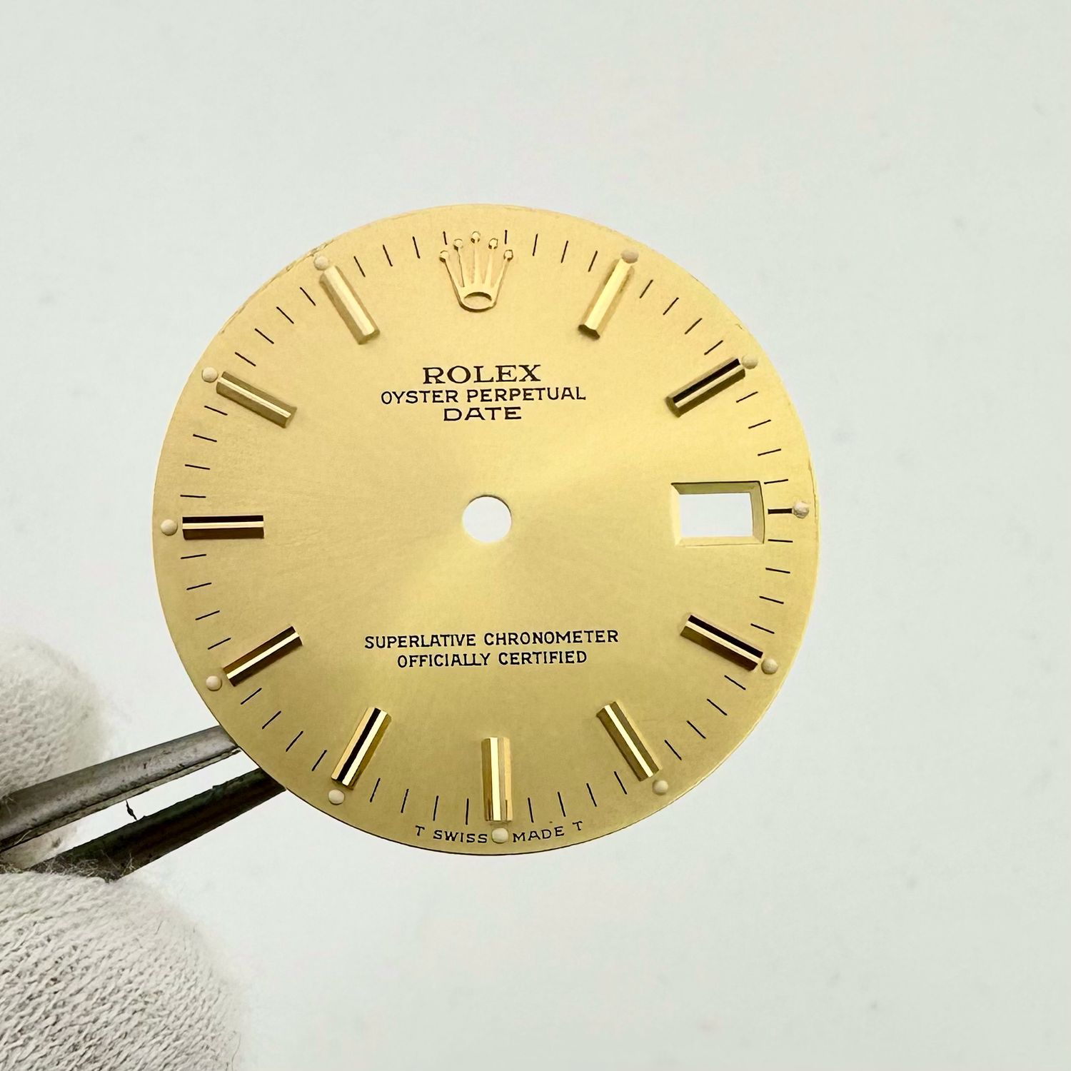 Factory Rolex Champagne Tritium Dial For 34mm Date 15053 15058 15233 15238 #20003