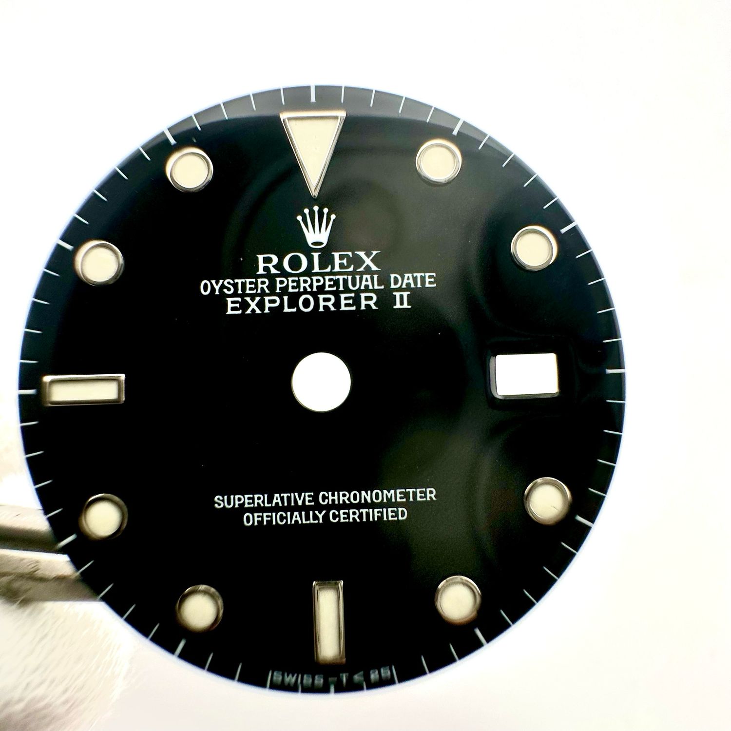 Factory Rolex Black Tritium Dial Explorer 2 16570 DL301