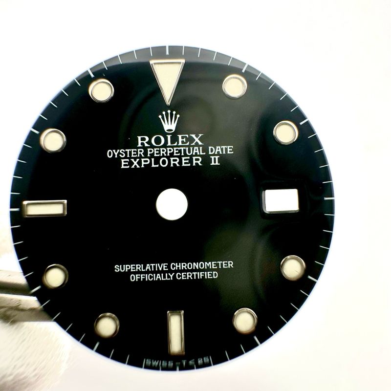 Factory Rolex Black Tritium Dial Explorer 2 16570 DL301