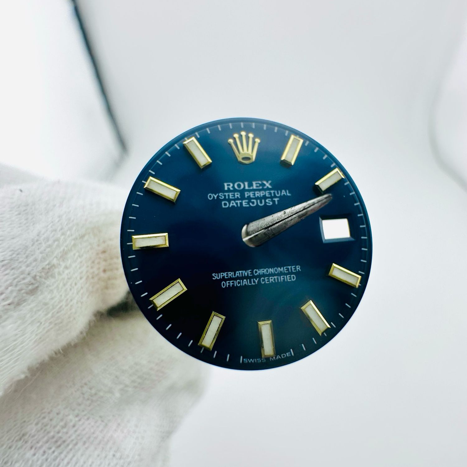 EXCELLENT Rolex Blue Two Tone Lumi Index Dial 26mm Date Datejust 6916 6917 69173 69178 79173 79178 179173 179178 DL307