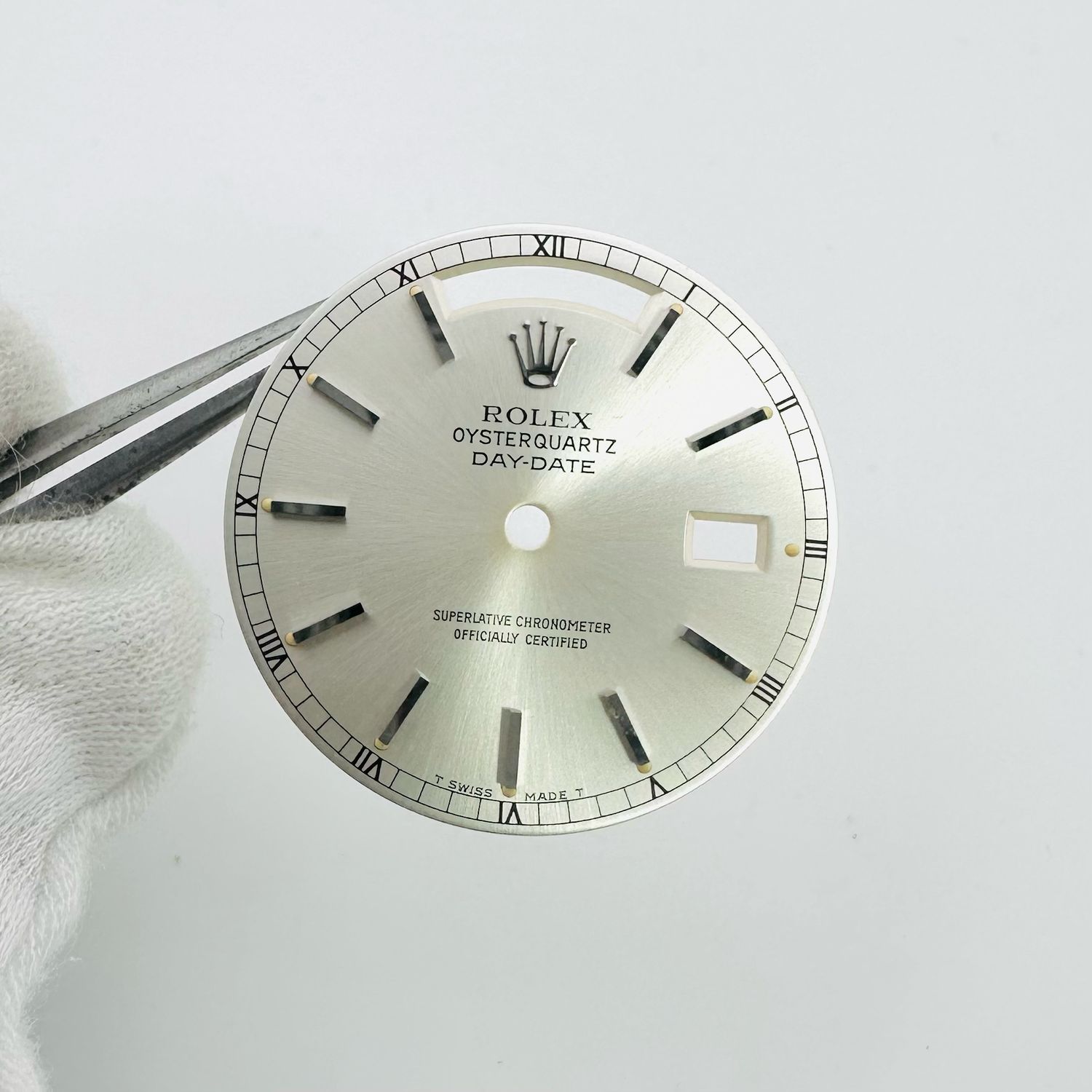 Factory Rolex Silver Stick Tritium Dial 18239 18039 Cal 3155 3158 3055 #A006
