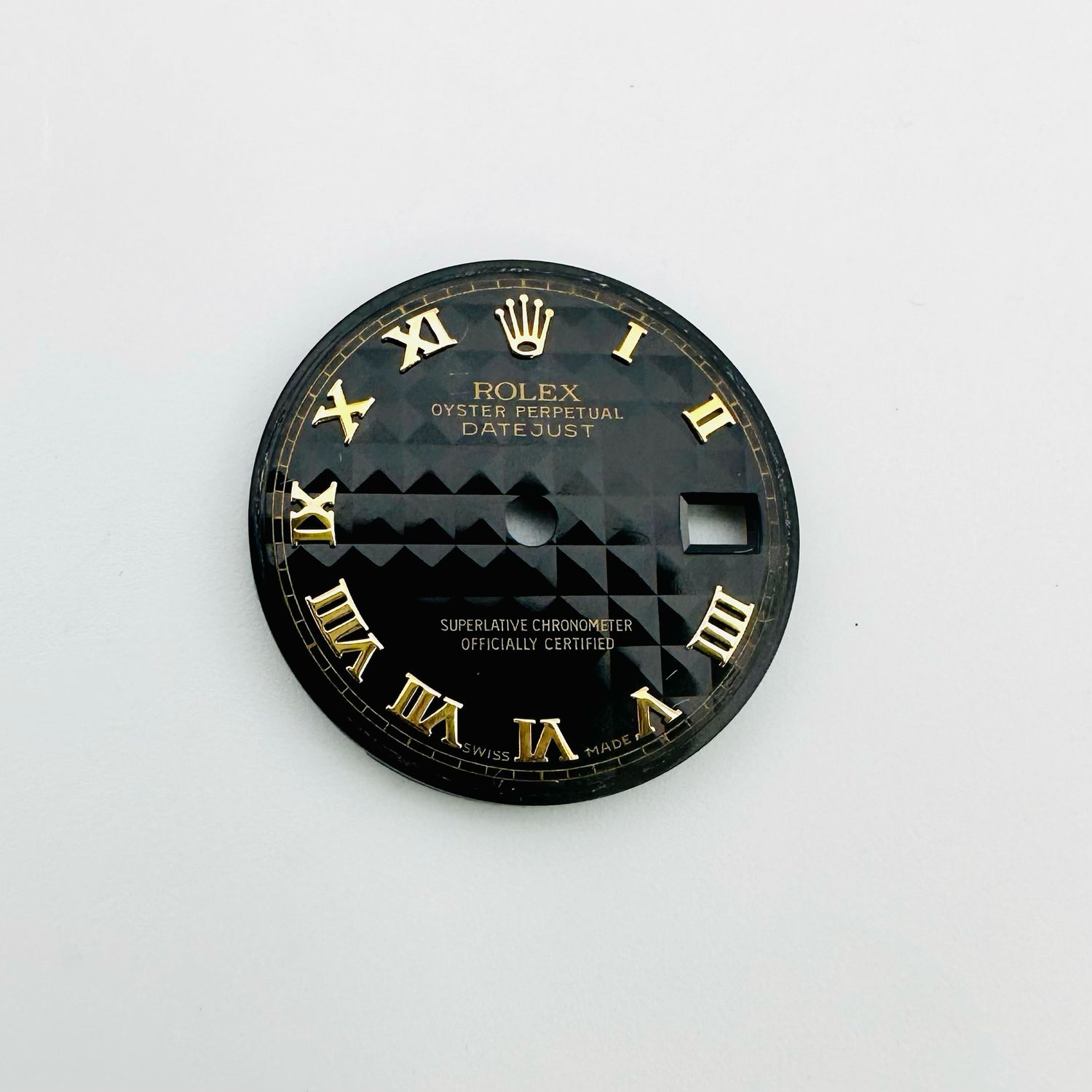 Rolex Black Two Tone Pyramid Roman Dial 26mm Date Datejust 6916 6917 69173 69178 79173 79178 179173 179178 DL312
