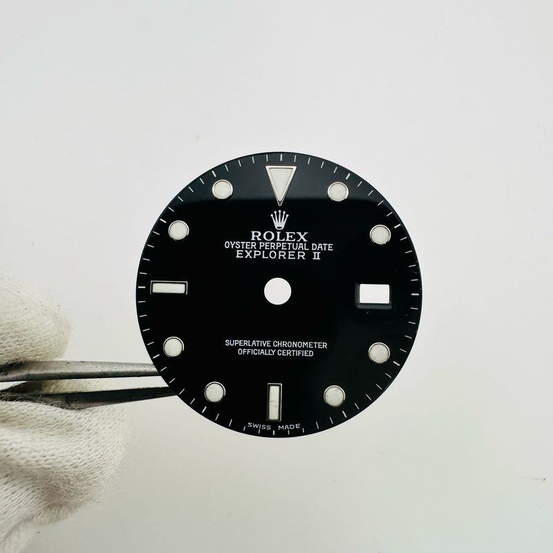 Auth. Rolex Gloss Luminova Dial Explorer 2 16570 “Swiss Made” #M008