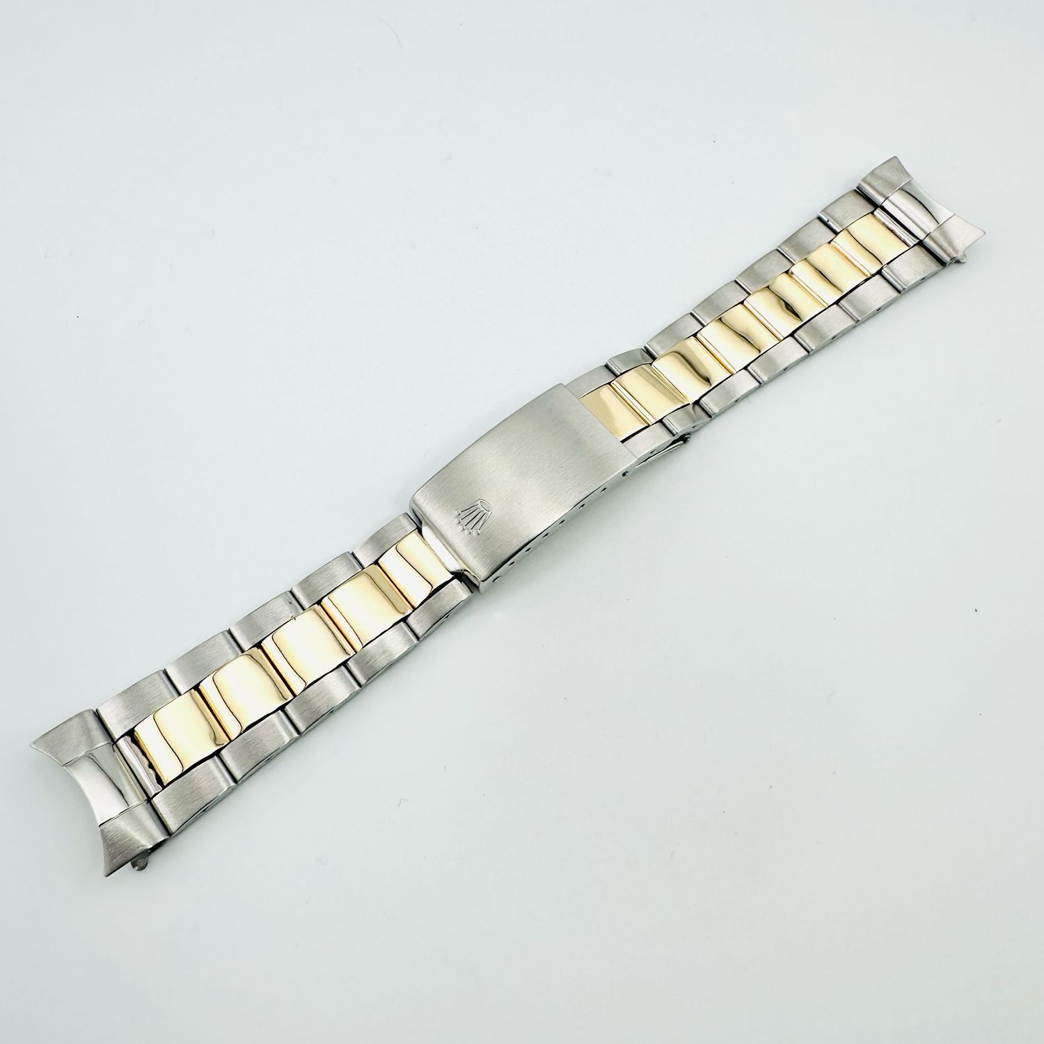 Genuine Rolex 14K/SS 20mm 7836 Folded Oyster 12 links 258 end pieces Band Bracelet