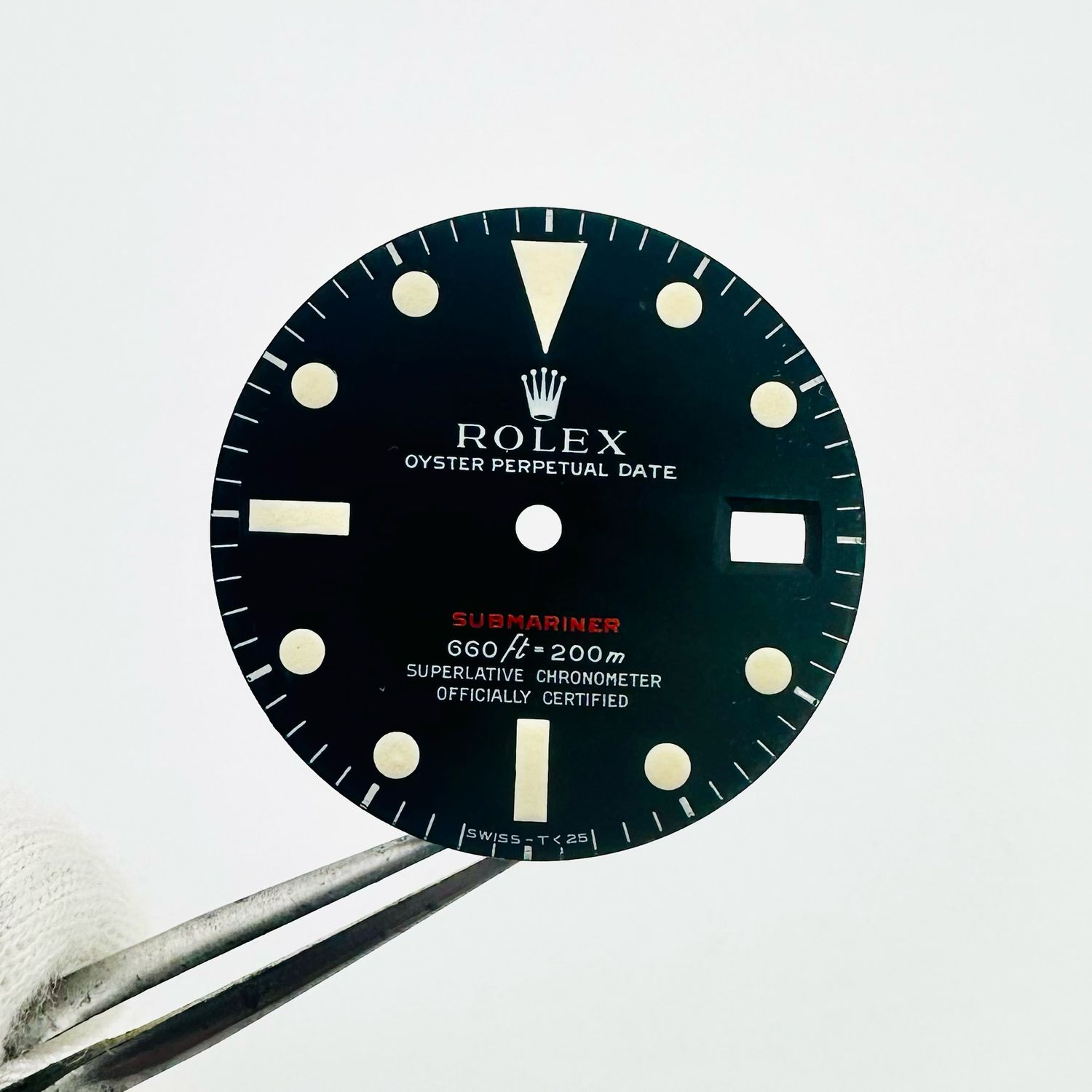 GENUINE MK4 Rolex Matte Tritium Submariner Red Dial Cal 1570