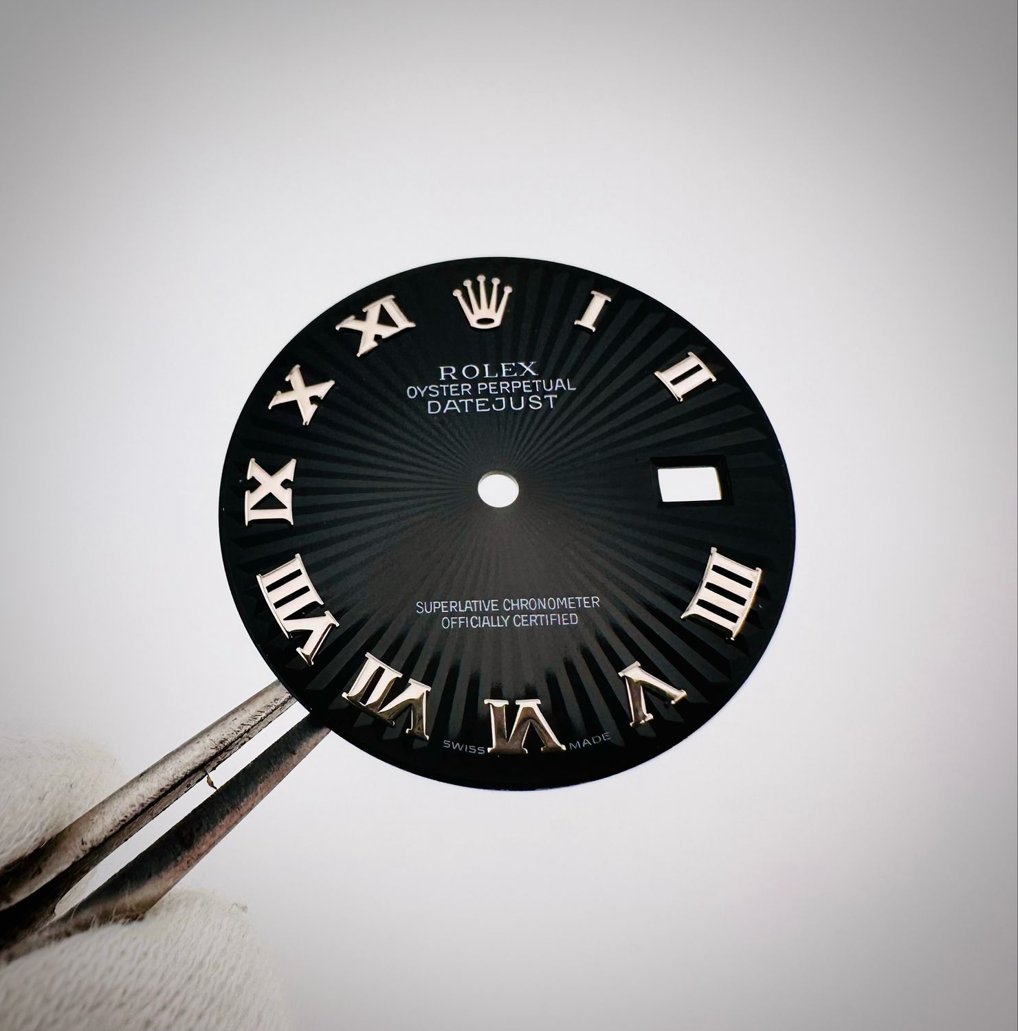 Excellent Rolex Black Sunburst Roman Dial 36mm Datejust 16000 16014 16220 16234 116234 DL28