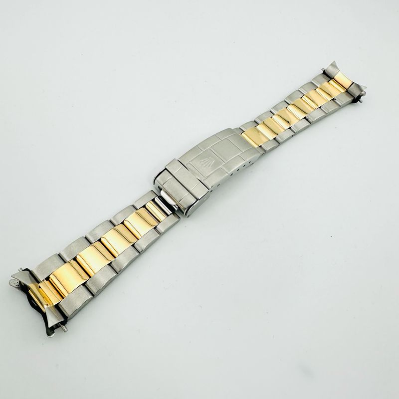 Genuine Rolex TT 18K/SS Oyster Bracelet 93153 w/ 401B ends 16613 16713 Band #B001