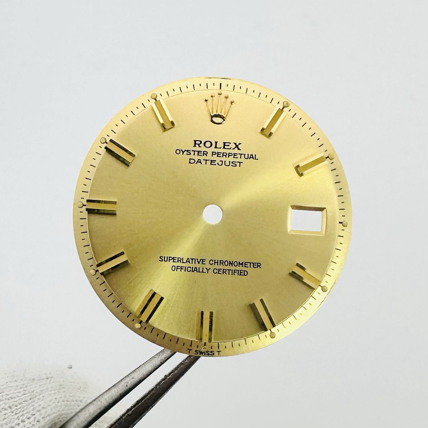 Rolex Gold Two Tone “Wideboy” Stick Dial 36mm Datejust 1601 1603 1600 1530 #B008