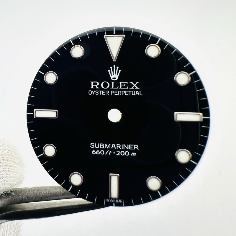 Auth. Rolex Gloss Lumi Dial Submariner 5513 Cal 1520 Submariner “Swiss” Only DL37