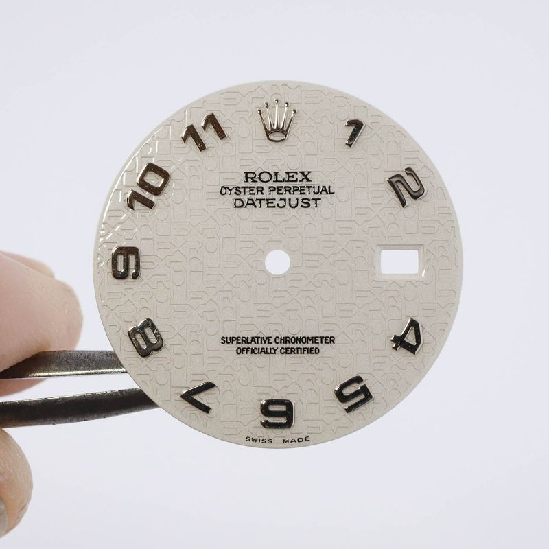 EXCELLENT Rolex White Jubilee Arabic Dial 36mm Datejust 16000 16030 16014 16220 16234 DL138