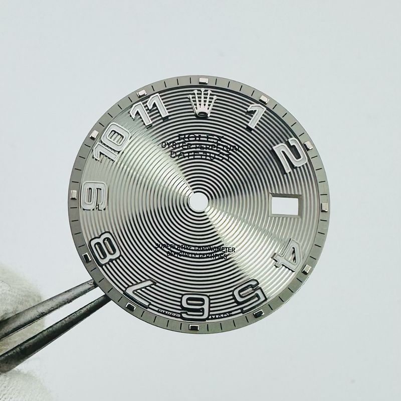 Factory Rolex Silver Concentric Arabic Dial 36mm Datejust 16030 16014 16220 16234 J014