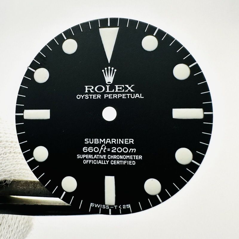 RARE Rolex 5512 4 Liner Submariner Luminova Matte Dial Cal 1570 40mm Service DL38