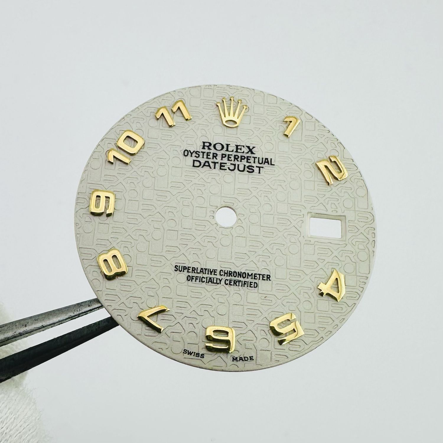 Factory Rolex White TT Jubilee Arabic Dial 36mm Datejust &amp; ToG 16013 16233 16253 16263
