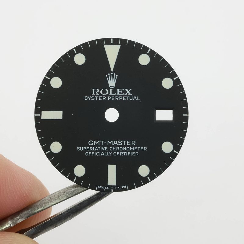 Auth MK5 Creamy Patina Rolex Matte Tritium Dial GMT Master 1675 Cal 1575 #DL157