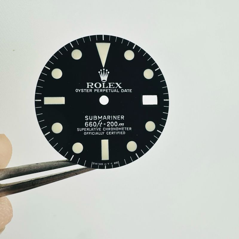 GENUINE Rolex Matte Tritium Submariner 1680 Dial Cal 1570 DL26