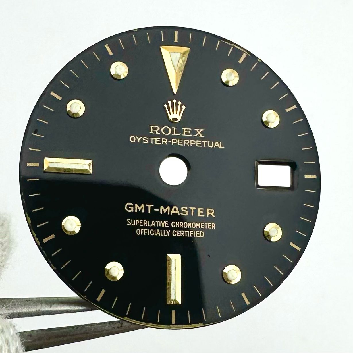 Genuine Rolex GMT 1675 Black Tritium Nipple Dial Cal 1575 40mm Two Tone GMT 1675 DL29
