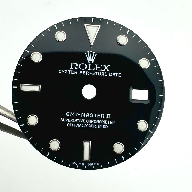 FANTASTIC Rolex GMT Master 2 Black Lumi Dial 16760 16710 SWISS MADE #DL44