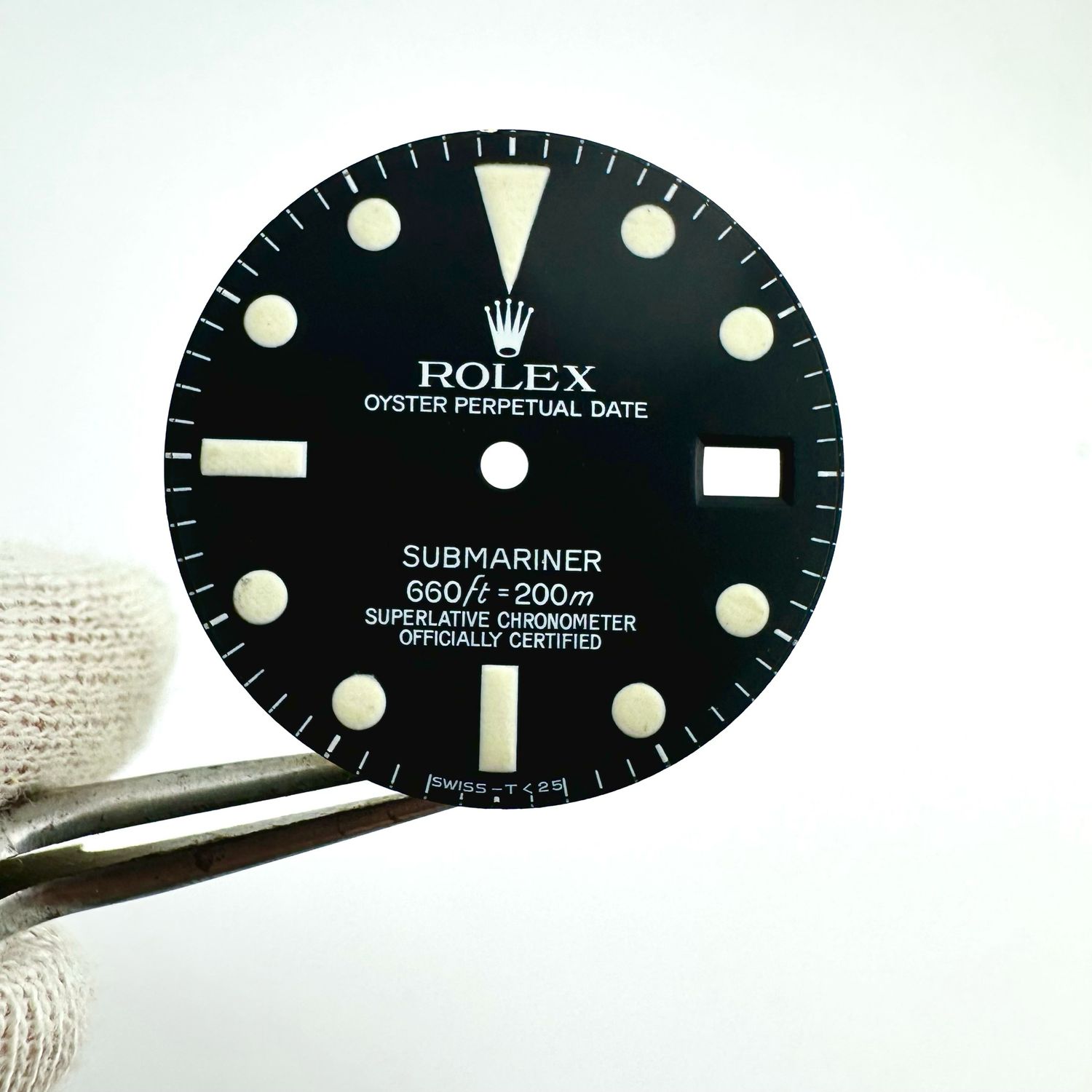 GENUINE Rolex Matte Tritium Submariner 1680 Service Dial Cal 1570 #789800