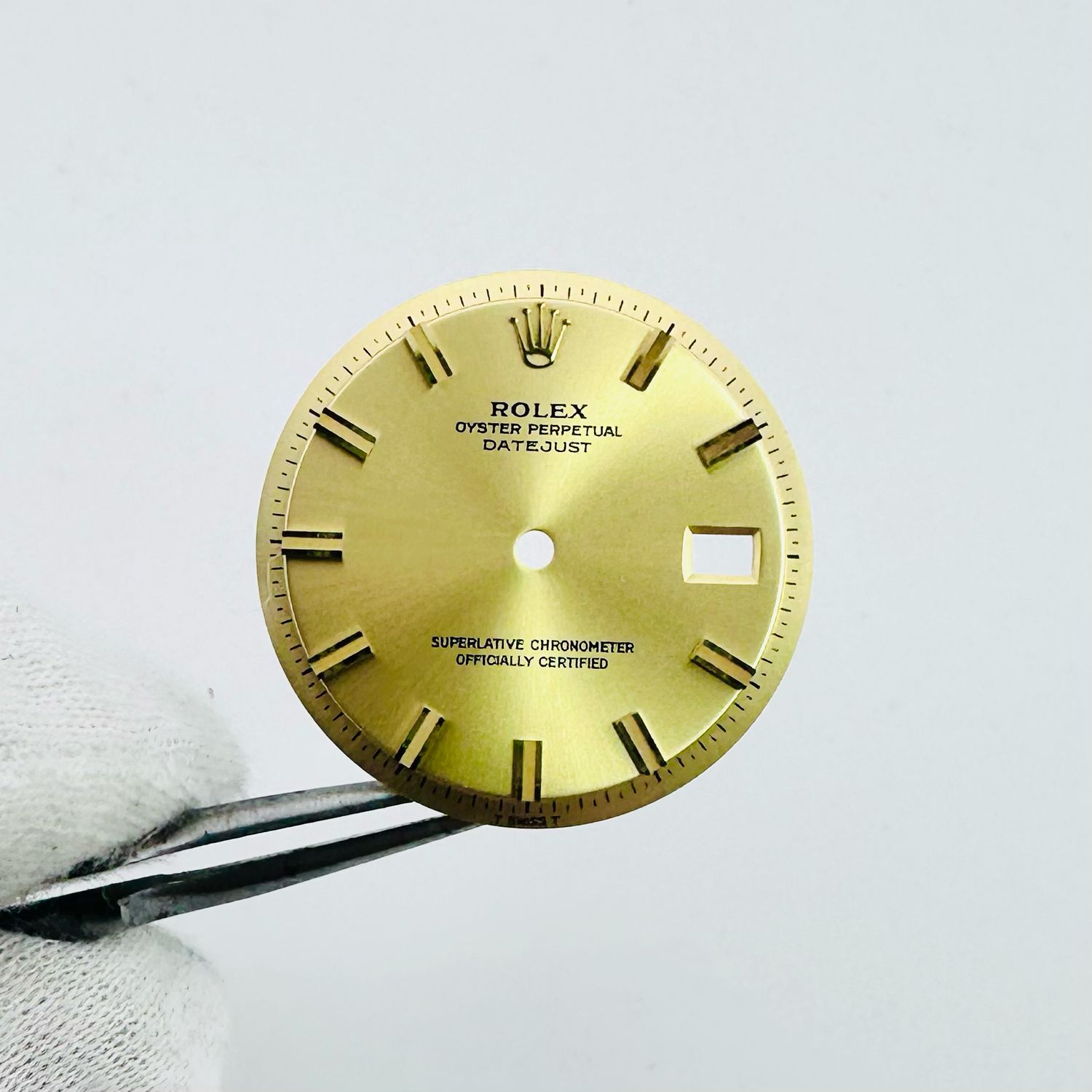 Rolex Gold Two Tone “Wideboy” Stick Dial 36mm Datejust 1601 1603 1600 1530 #M016